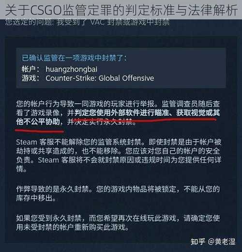 关于CSGO监管定罪的判定标准与法律解析